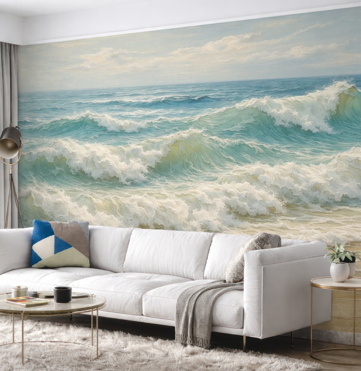 Fototapeta Iluzja fali objętościowej.