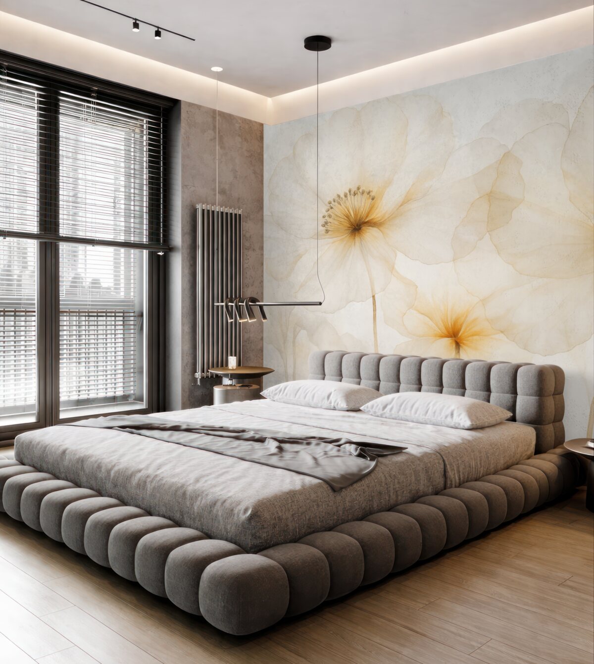 Fototapeta Kwiaty przypominające akwarelę