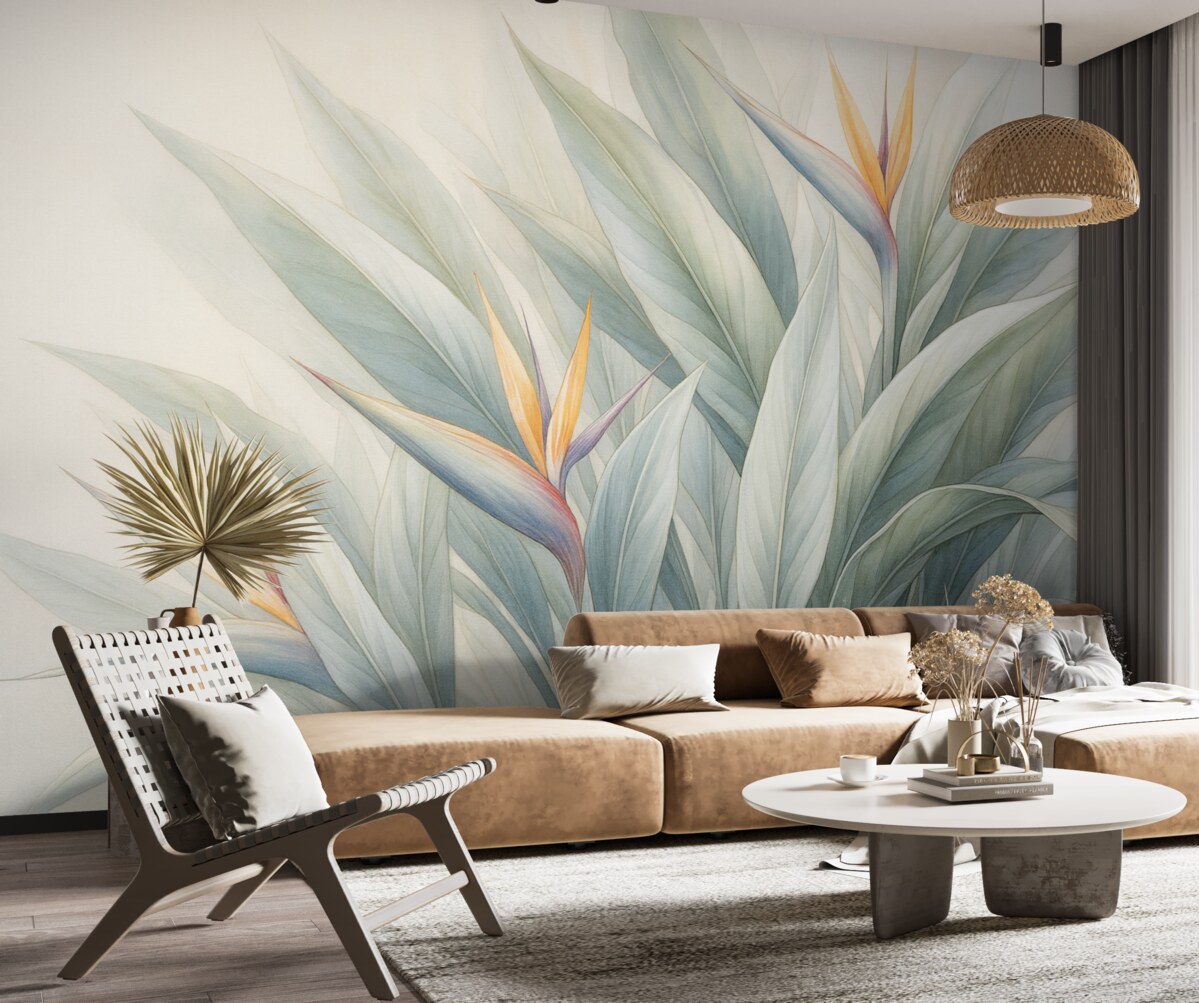 Fototapeta Liście strelicji.