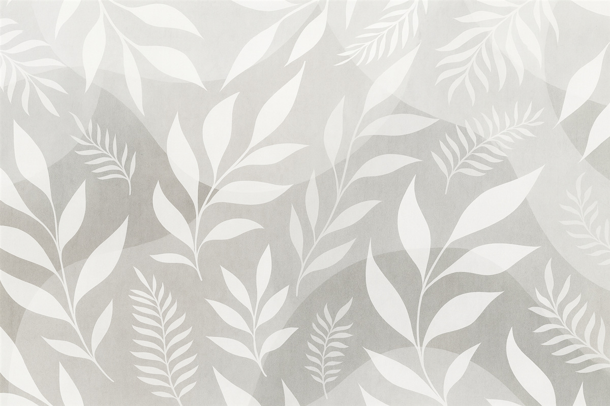 Fototapeta Postacie gałązek na tle abstrakcyjnych kręgów.