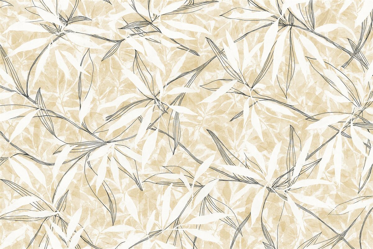 Fototapeta Wzór z różnorodnymi liśćmi.