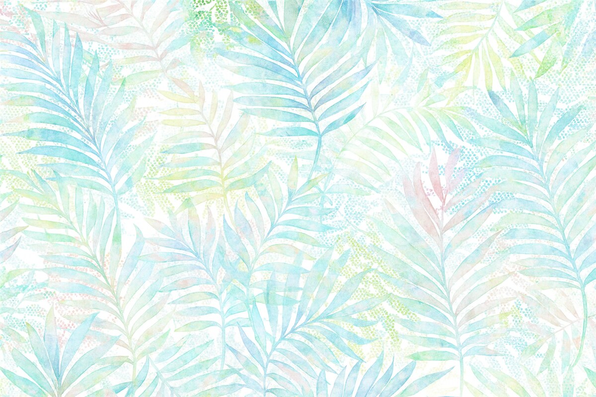 Fototapeta Wielobarwne egzotyczne liście.