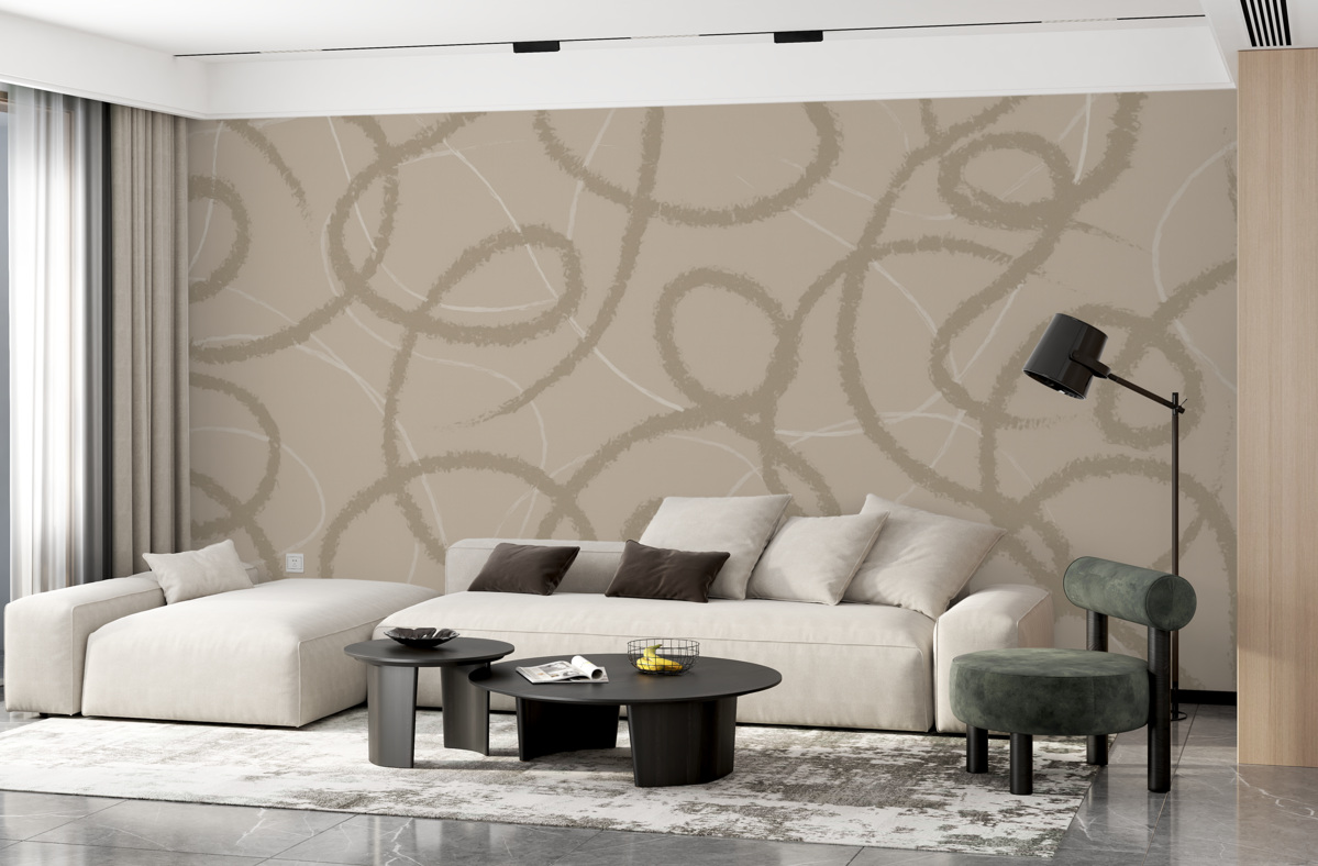 Fototapeta abstrakcyjne wzory na szarym tle do nowoczesnego wystroju wnętrz