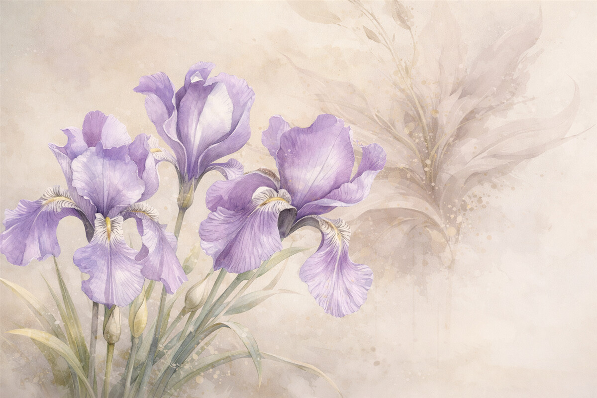 Fototapeta fioletowe duże źrenice