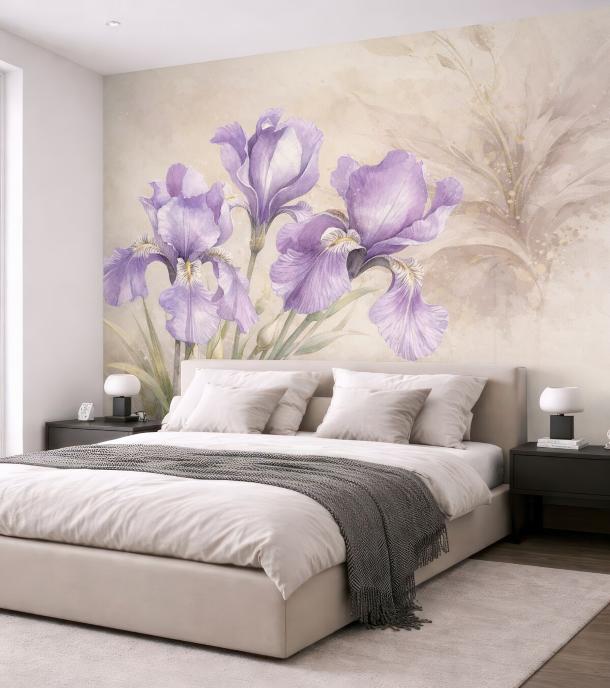 Fototapeta fioletowe duże źrenice