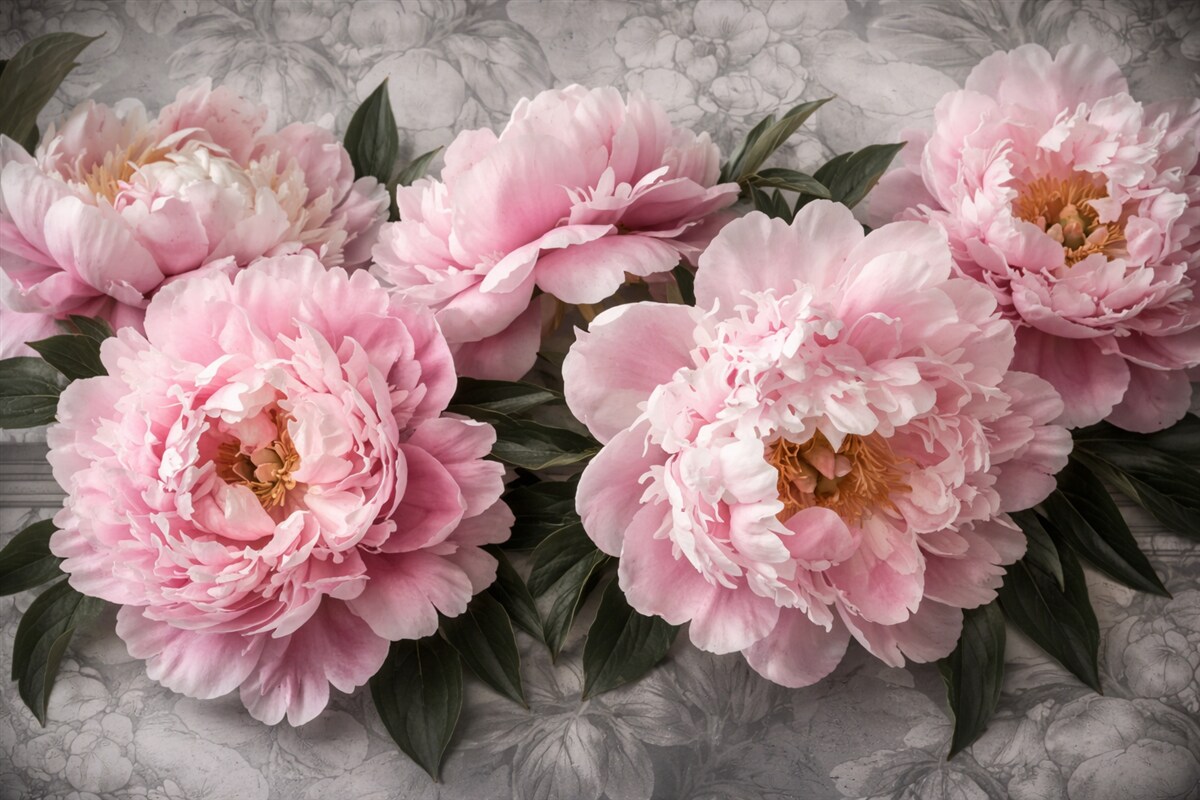 Fototapeta Piwonie to piękne kwiaty, które zachwycają swoim wyglądem