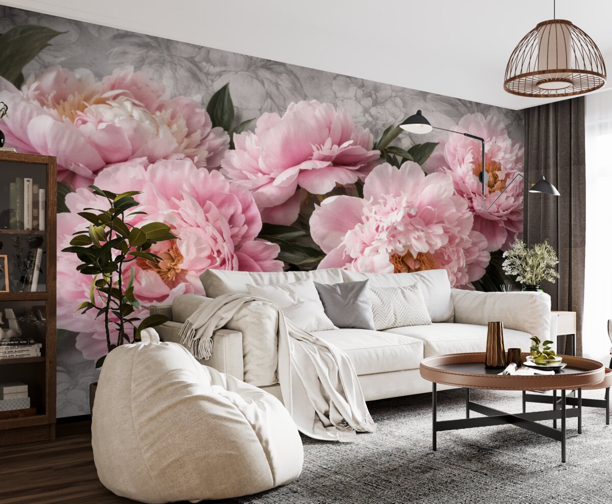 Fototapeta Piwonie to piękne kwiaty, które zachwycają swoim wyglądem