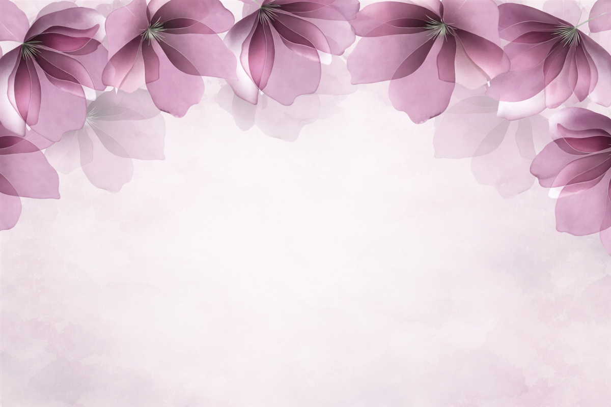 Fototapeta wielkie, przejrzyste, różowe kwiaty