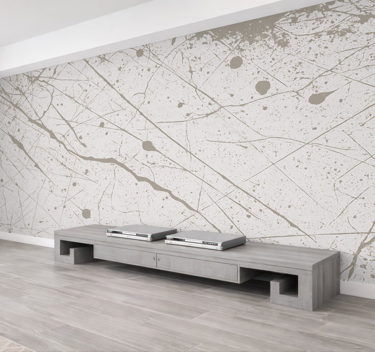 Fototapeta abstrakcyjne plamy farb w pastelowych odcieniach, współczesny styl