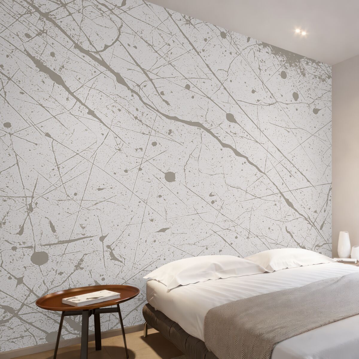 Fototapeta abstrakcyjne plamy farb w pastelowych odcieniach, współczesny styl