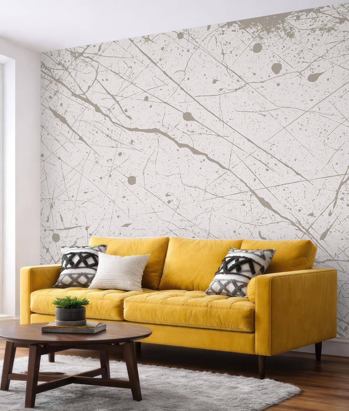 Fototapeta abstrakcyjne plamy farb w pastelowych odcieniach, współczesny styl