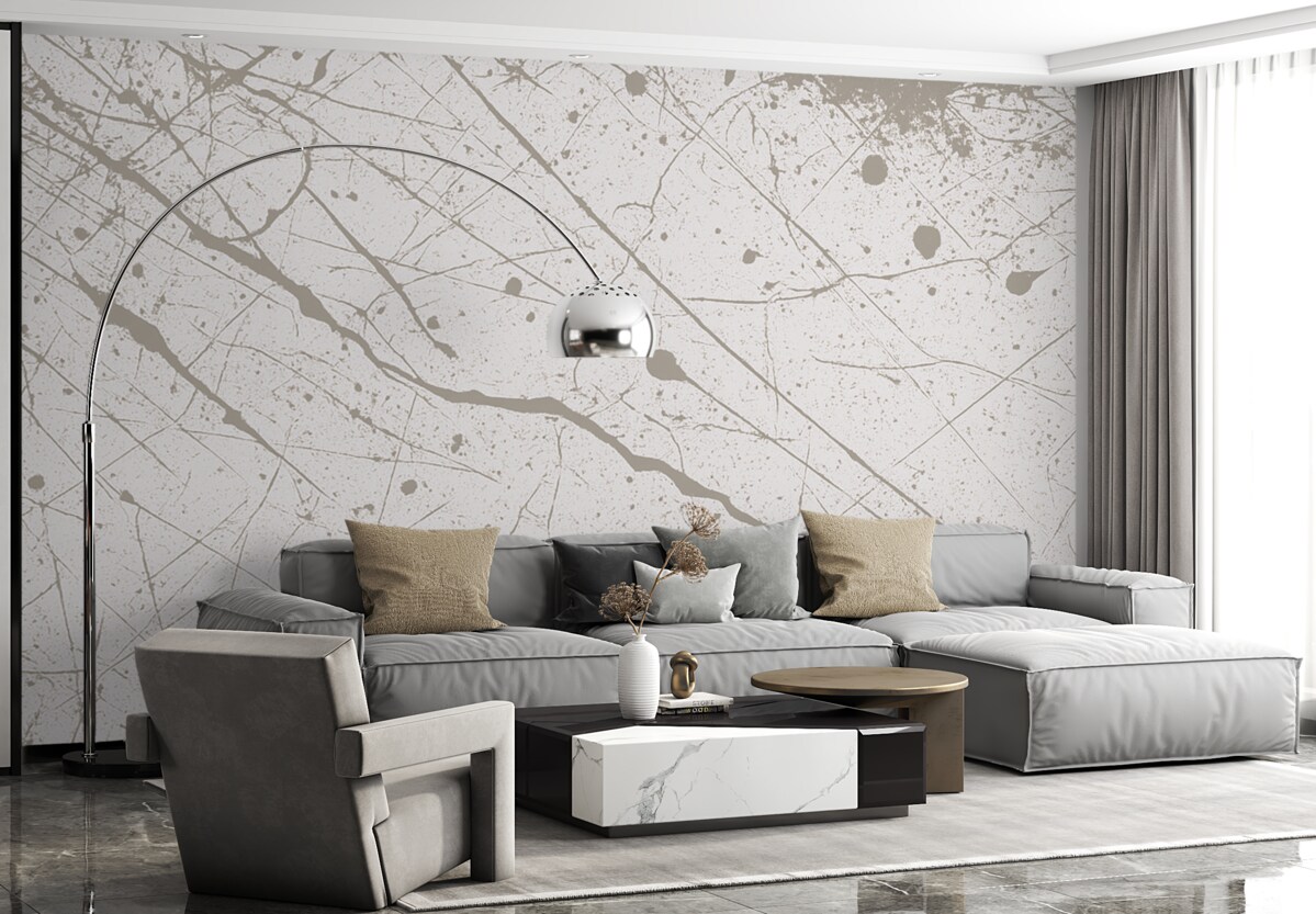 Fototapeta abstrakcyjne plamy farb w pastelowych odcieniach, współczesny styl