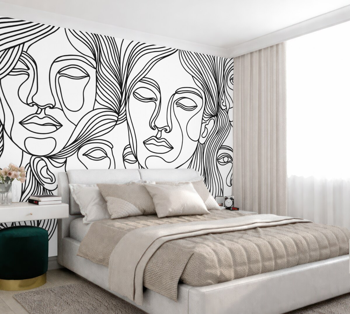 Fototapeta Abstrakcyjne oblicza.