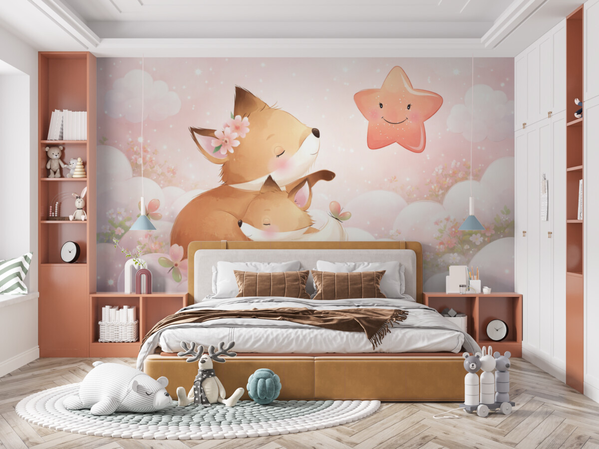 Fototapeta Lisa z nagimi łatami.