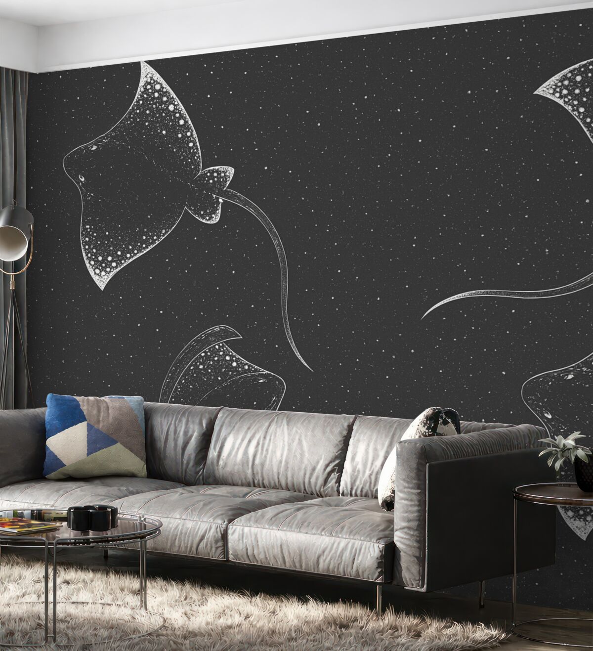 Fototapeta Wielkie płaszczki i plamki.