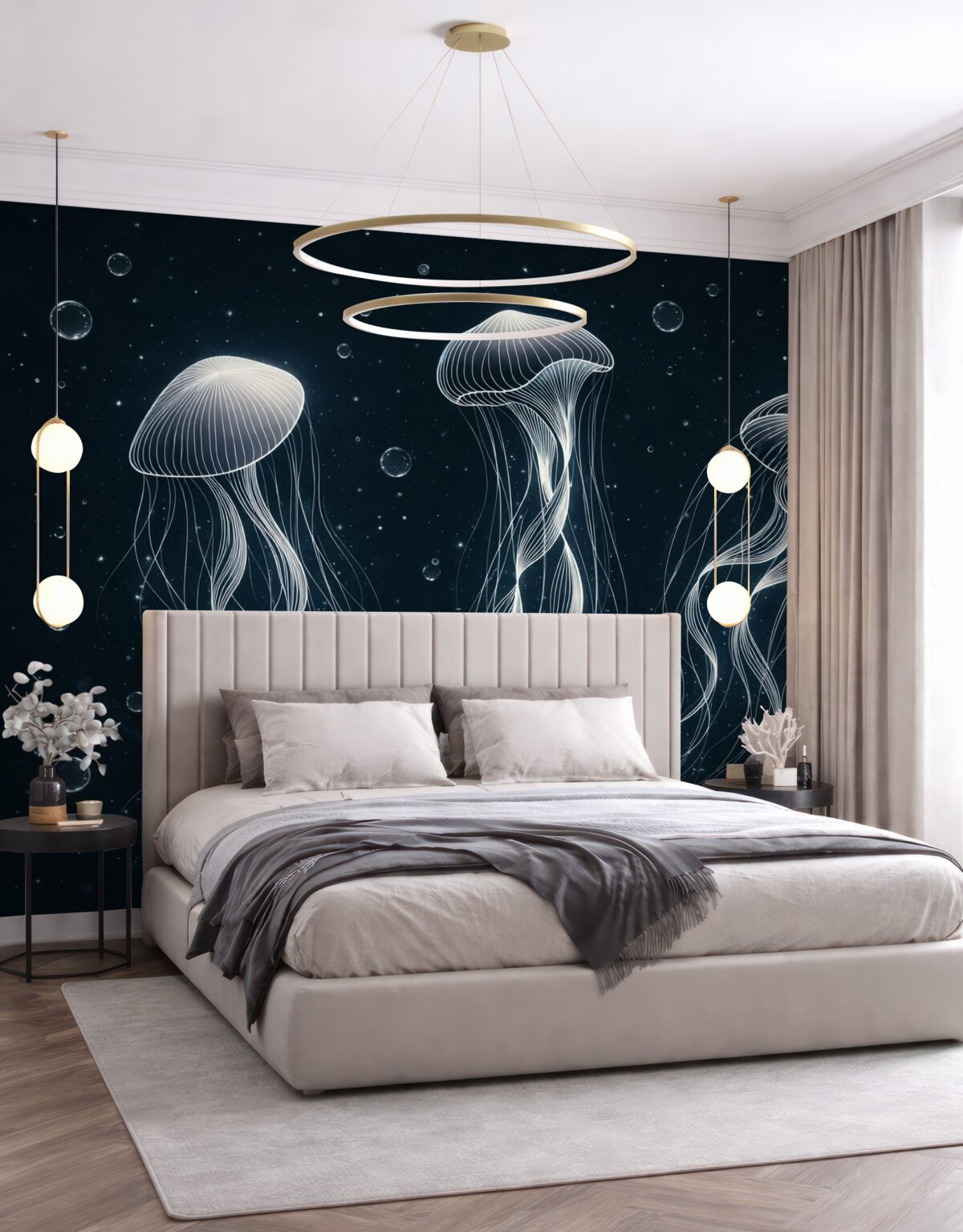 Fototapeta Meduza i bąbelki