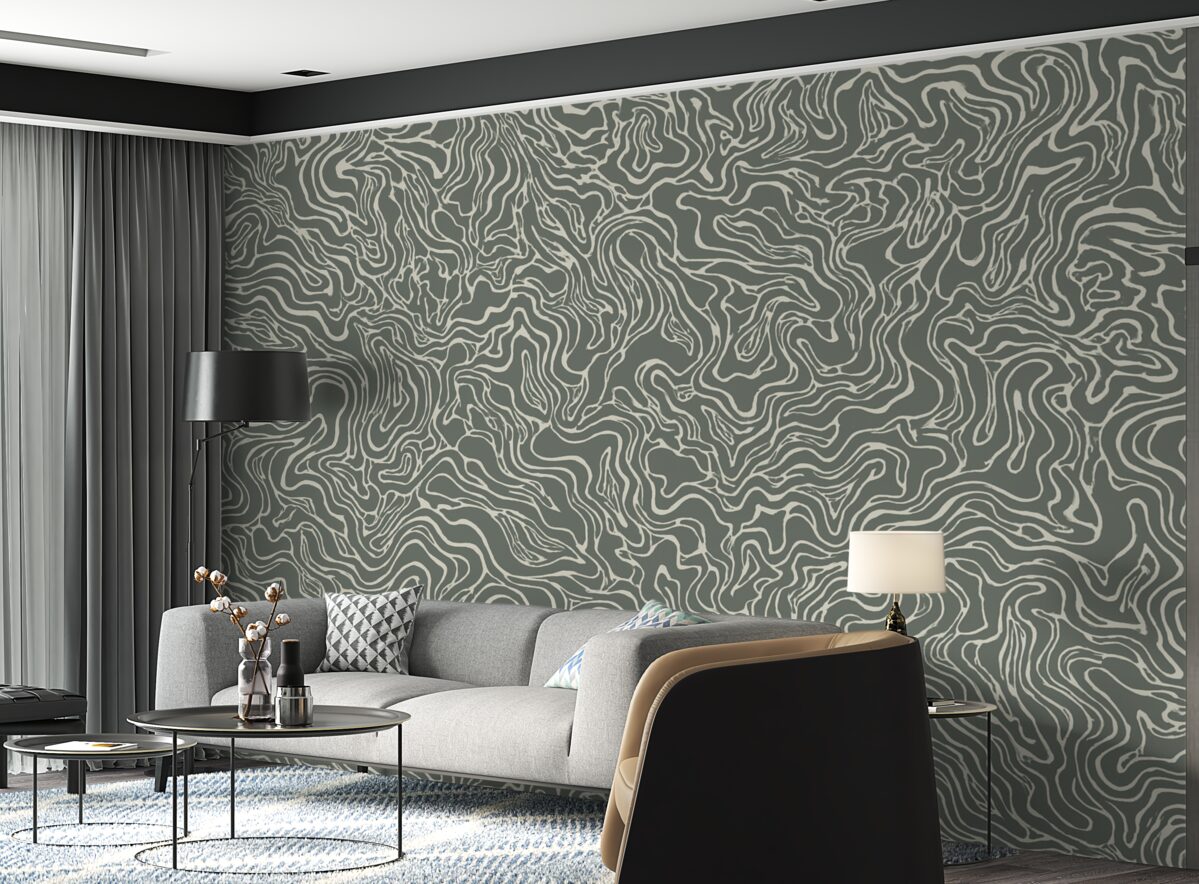 Fototapeta Abstrakcyjne tło w odcieniach szaro-zielonych.