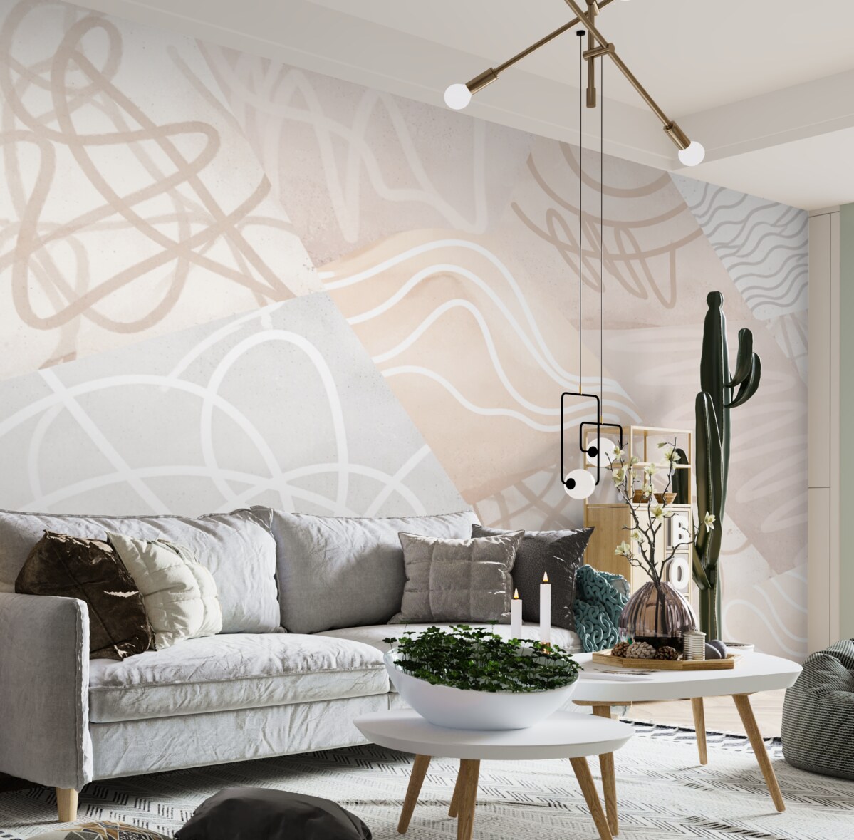 Fototapeta Elegancka abstrakcja linii.