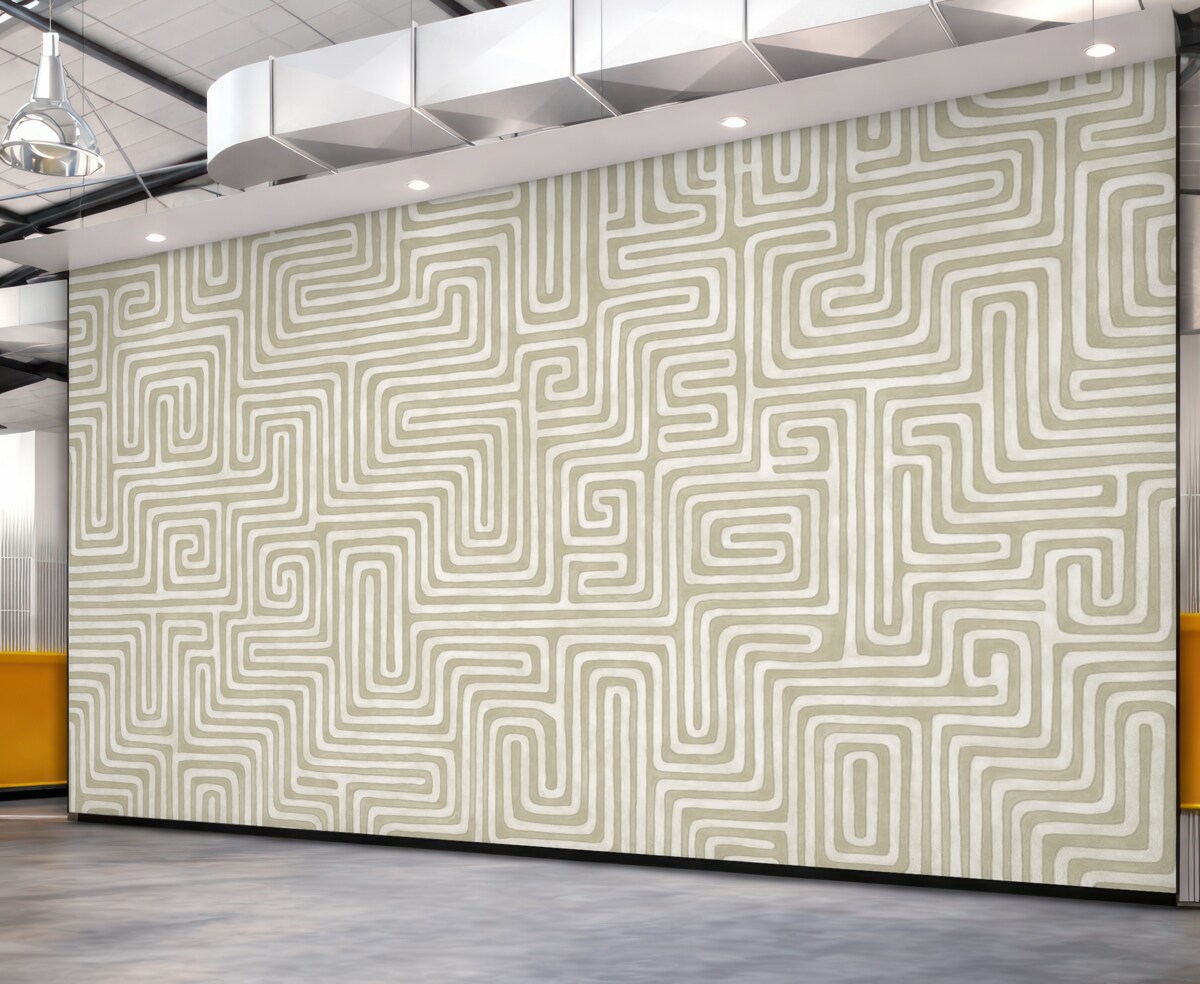 Fototapeta Elegancki, współczesny labirynt.