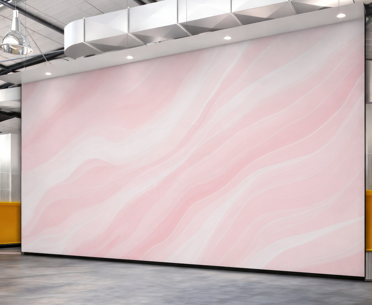 Fototapeta Różowe subtelne fale.