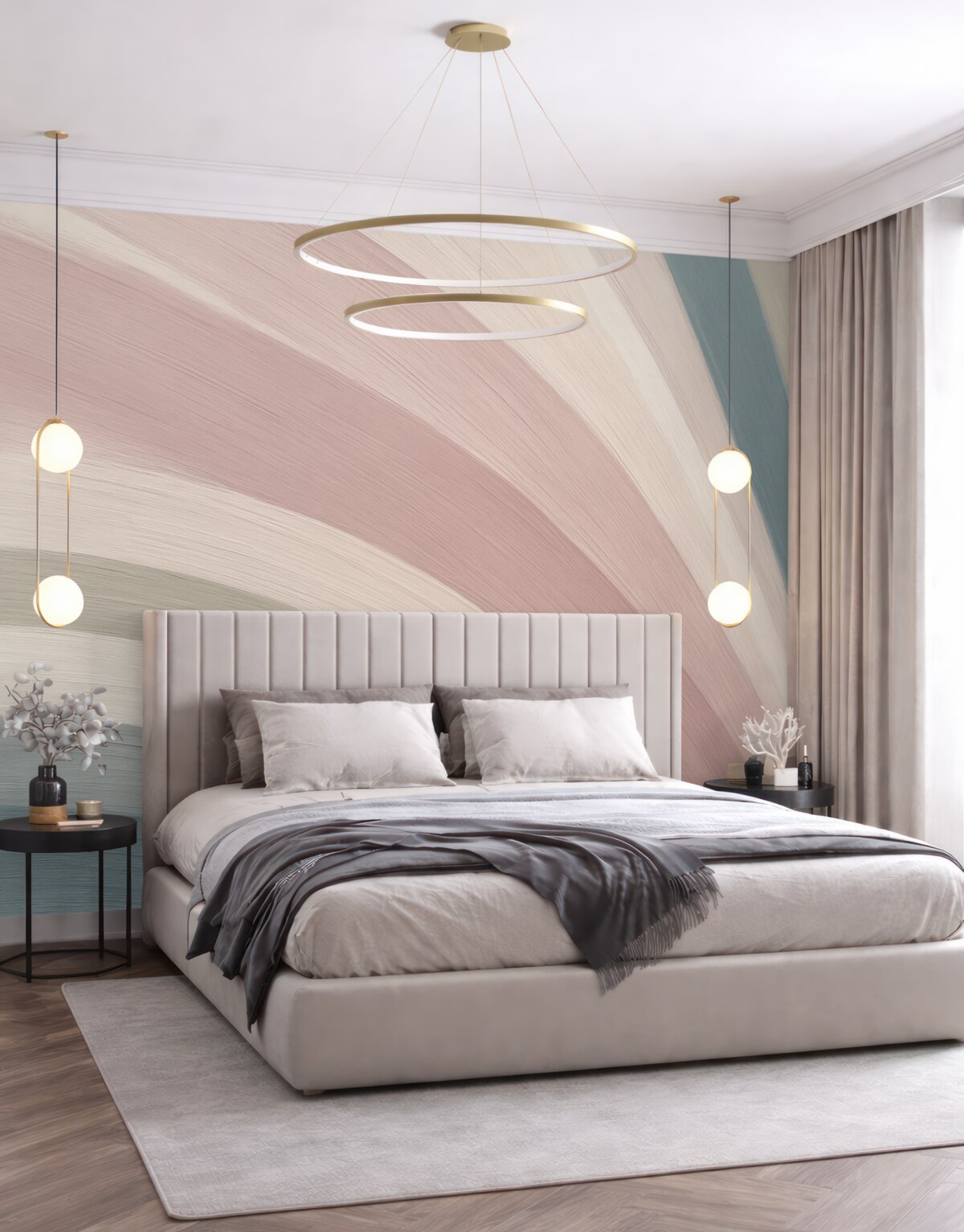 Fototapeta Abstrakcyjne zamachy farbą.