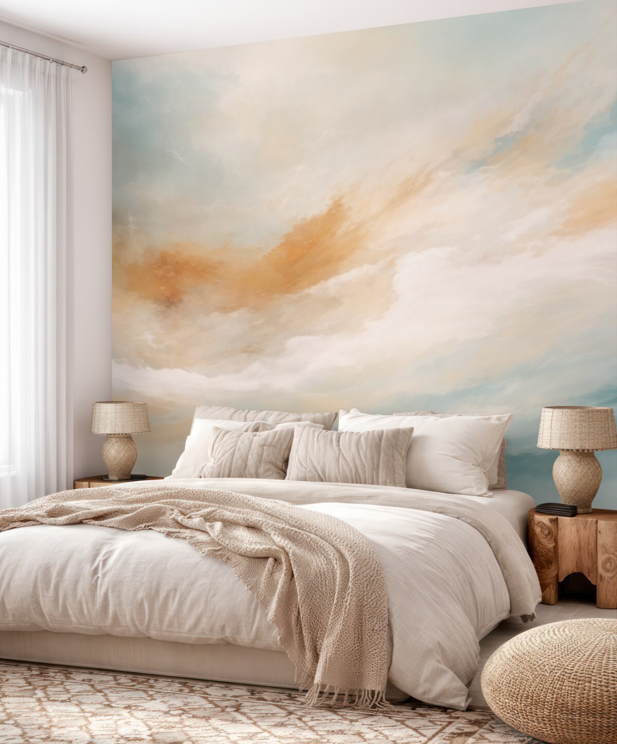 Fototapeta Rozcieńczanie farby przez szkło.