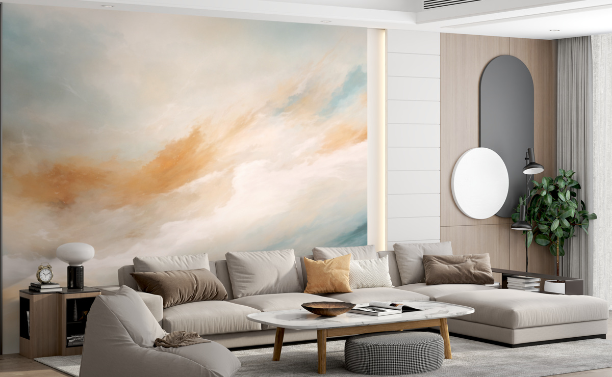 Fototapeta Rozcieńczanie farby przez szkło.