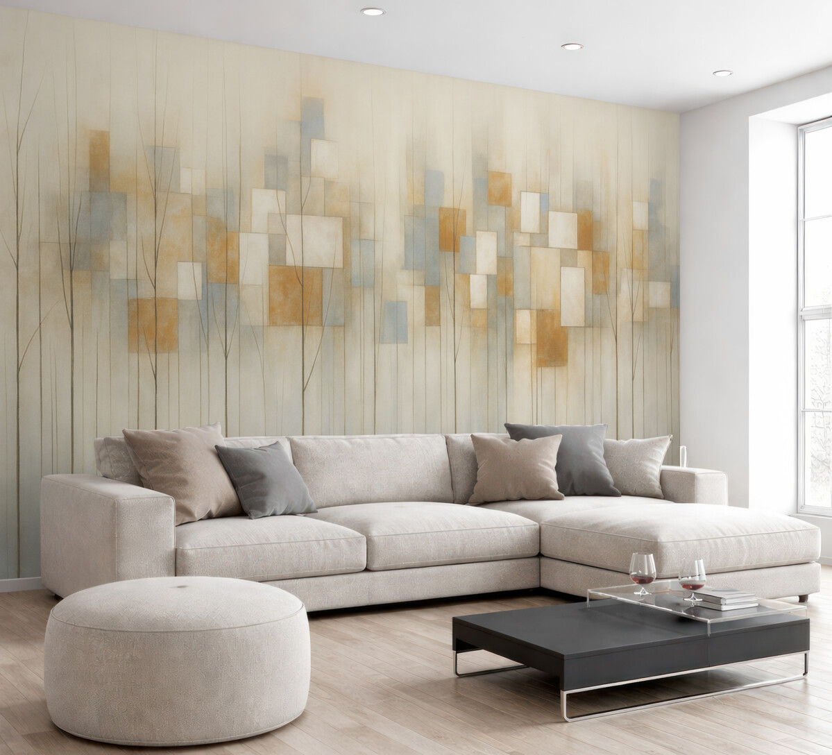 Fototapeta Abstrakcyjne drzewa.