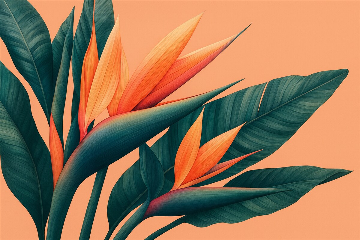 Fototapeta Potężna strelicja.