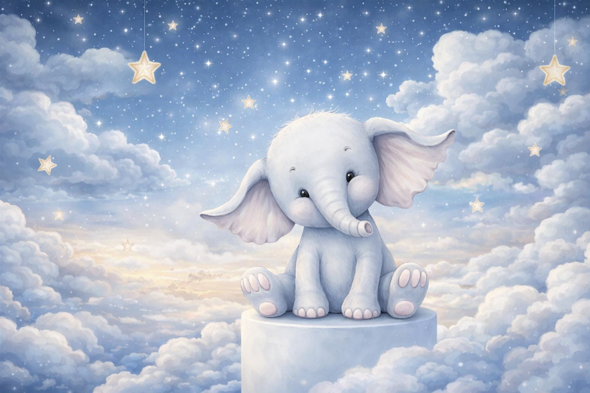 Fototapeta Obłokowy słoń.
