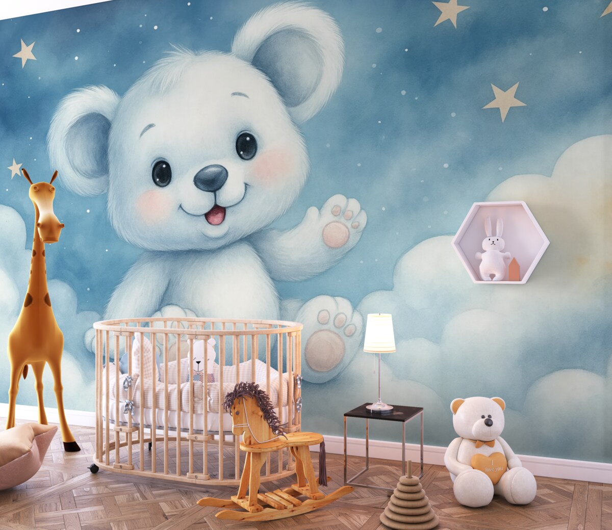 Fototapeta Zabawny miś.