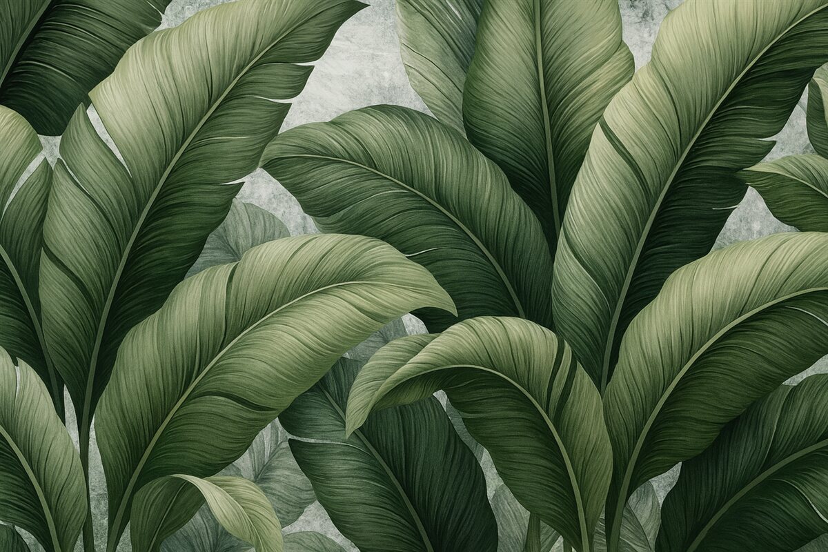 Fototapeta liście rośliny bananowej