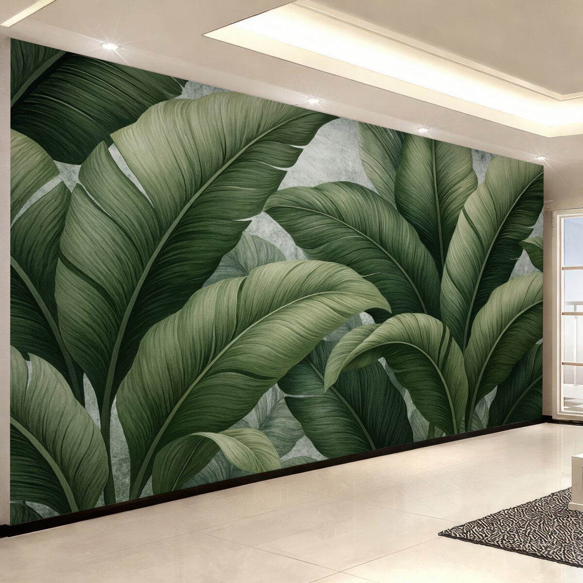 Fototapeta liście rośliny bananowej