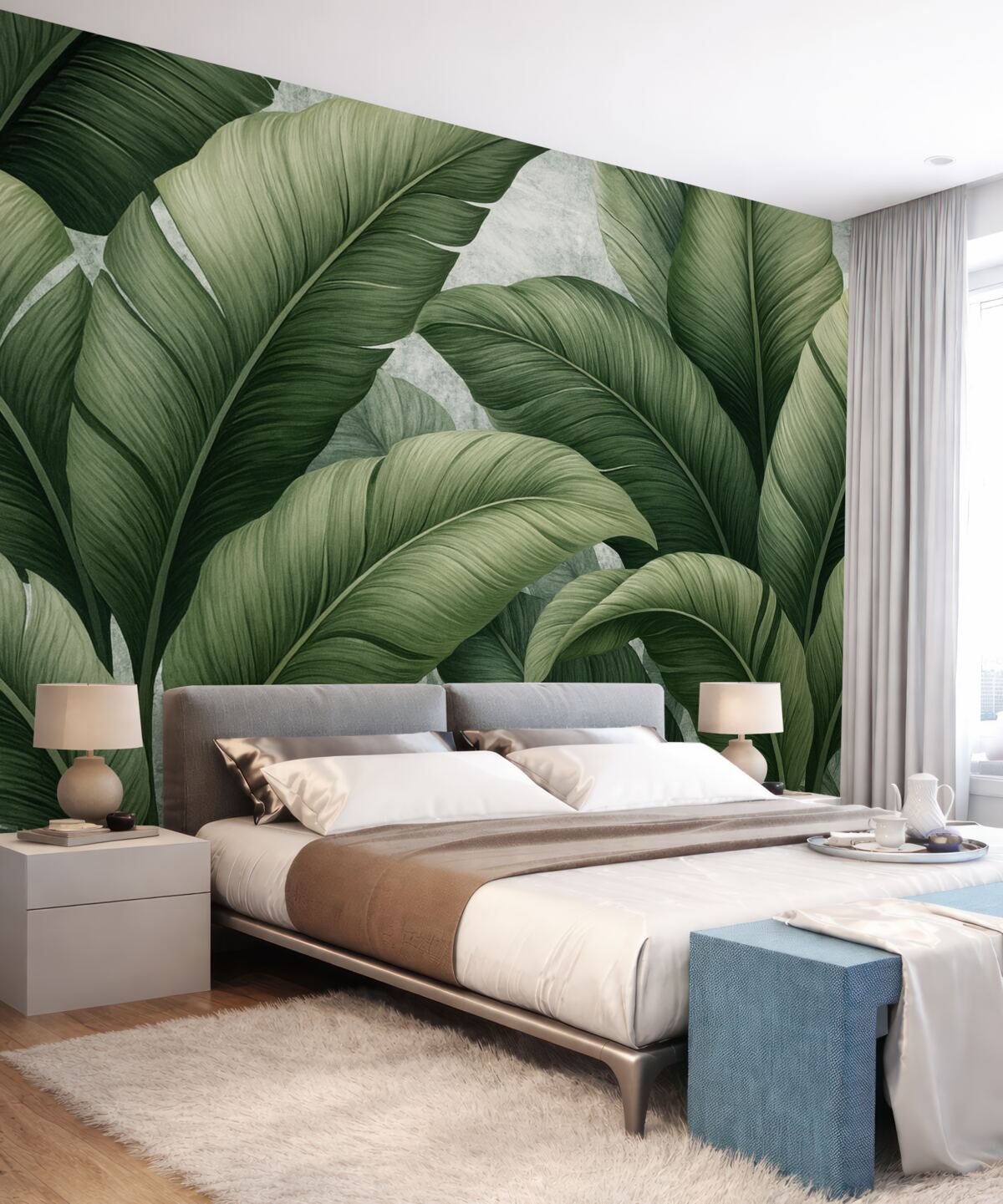 Fototapeta liście rośliny bananowej