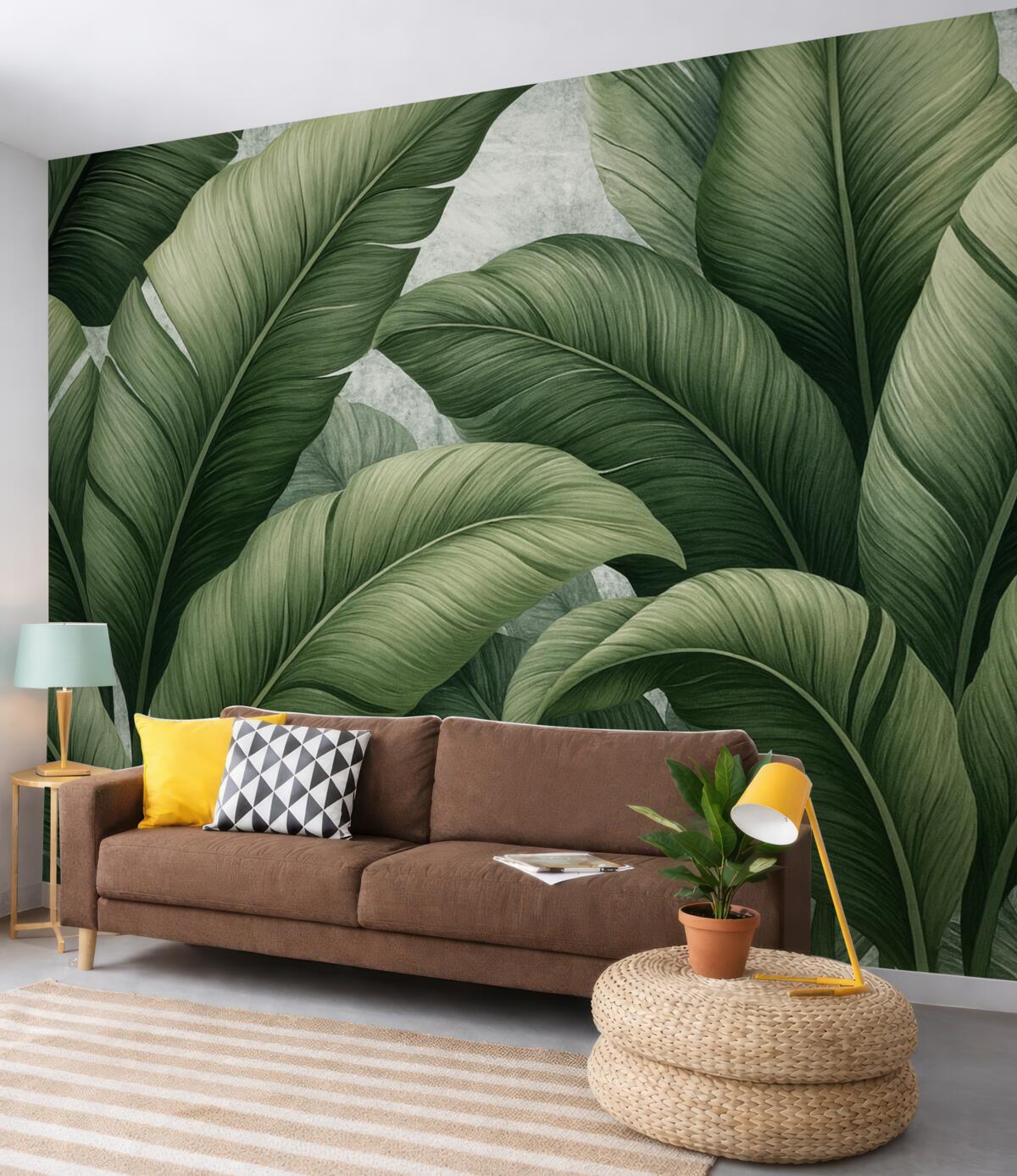 Fototapeta liście rośliny bananowej