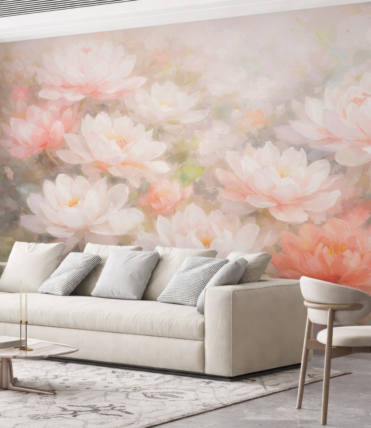 Fototapeta Różowe rośliny kwitnące.