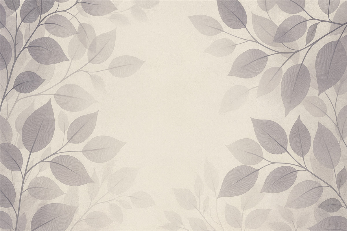 Fototapeta Zawieszone gałęzie z liśćmi w kolorach niebieskich.