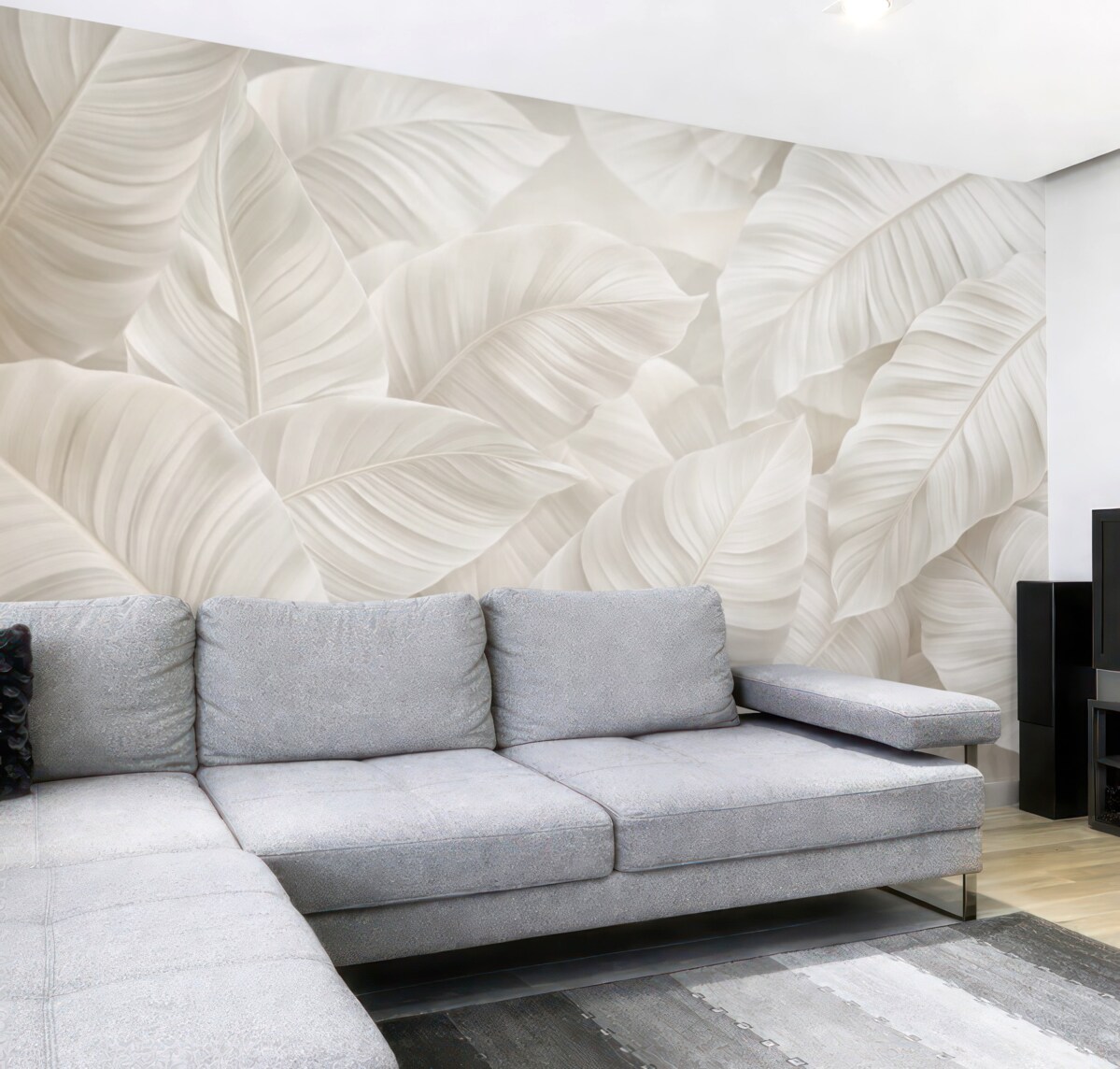 Fototapeta Wielkie, subtelne liście.