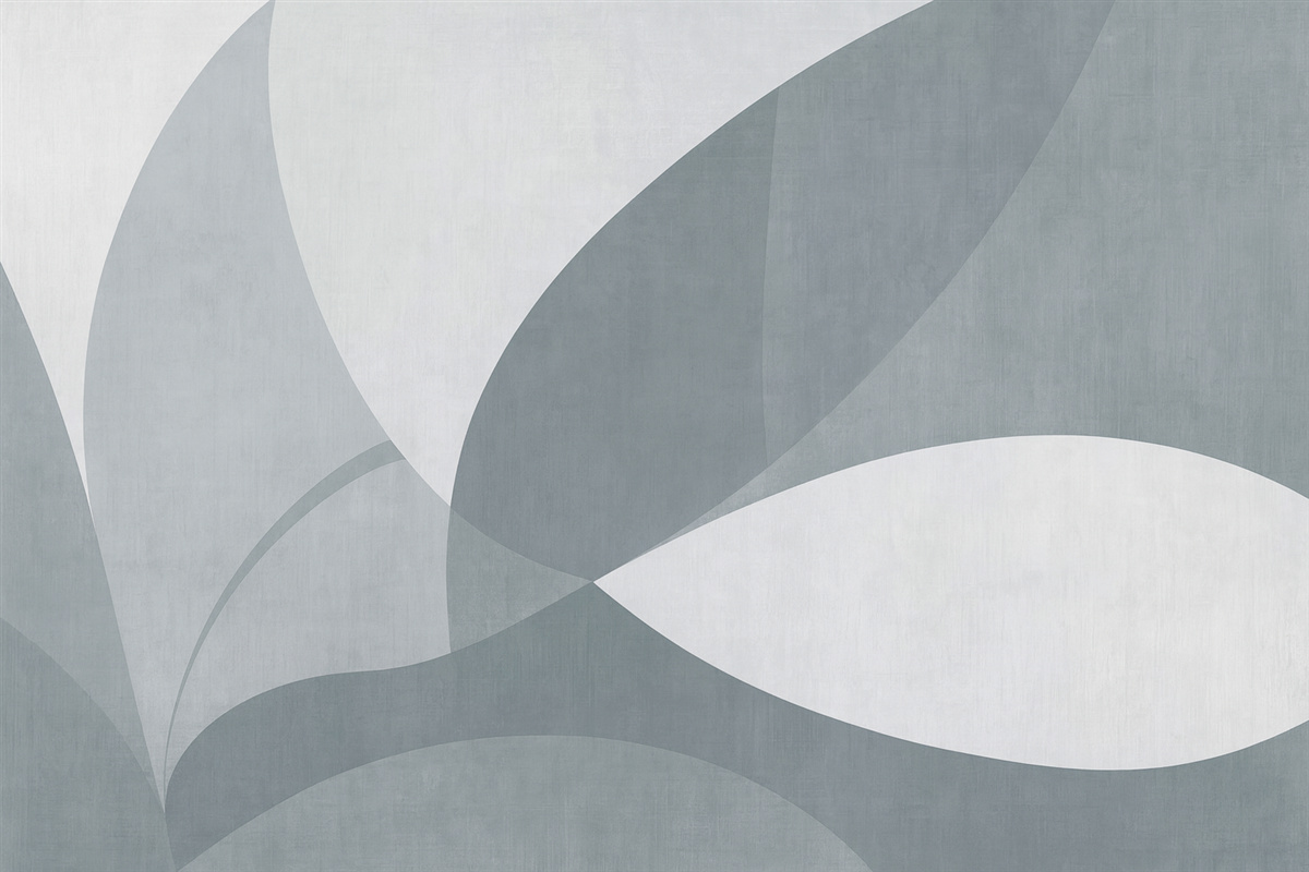 Fototapeta Abstrakcyjna sztuka minimalistyczna w tonacjach niebieskiego.