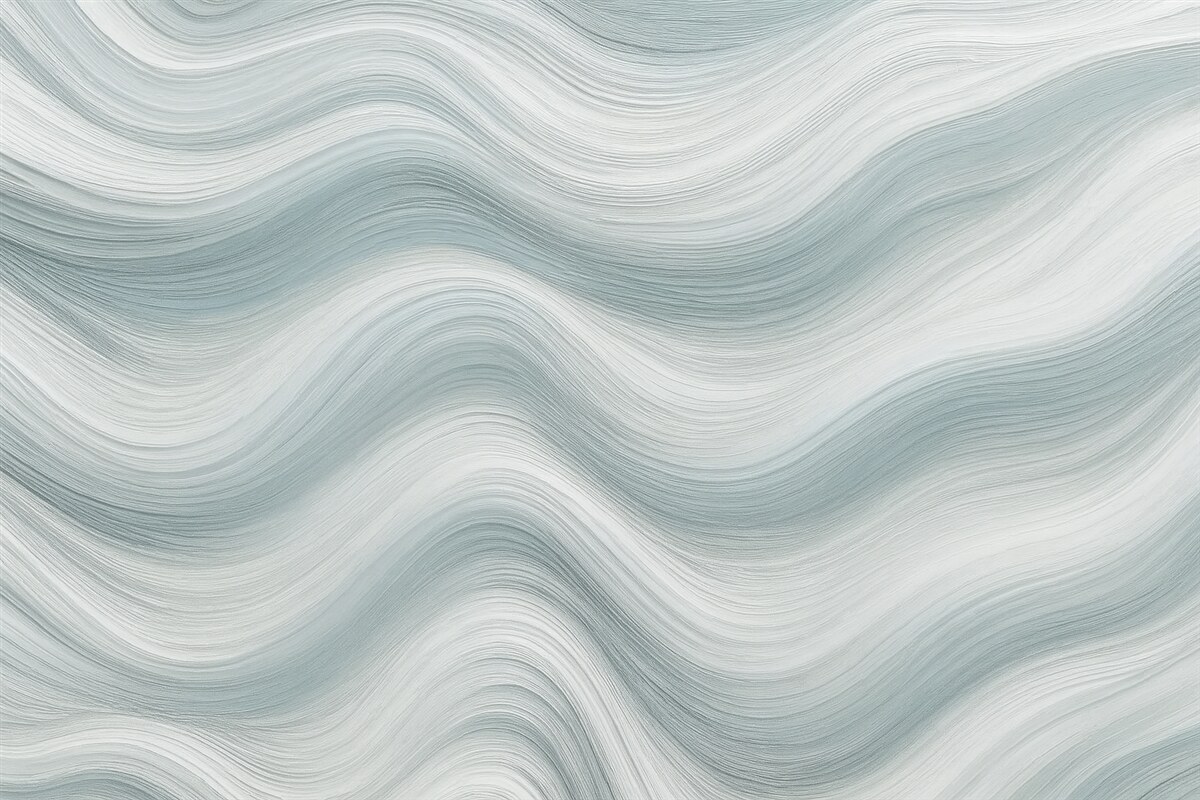 Fototapeta Błękitne i białe fale.