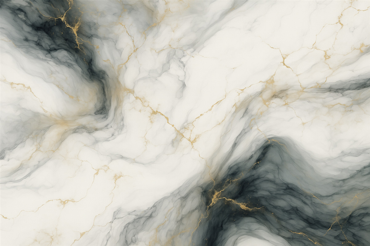 Fototapeta Szary kamień z akcentem jadeitowej zieleni.