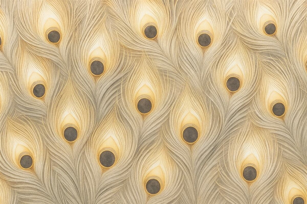 Fototapeta Pawie piórka.