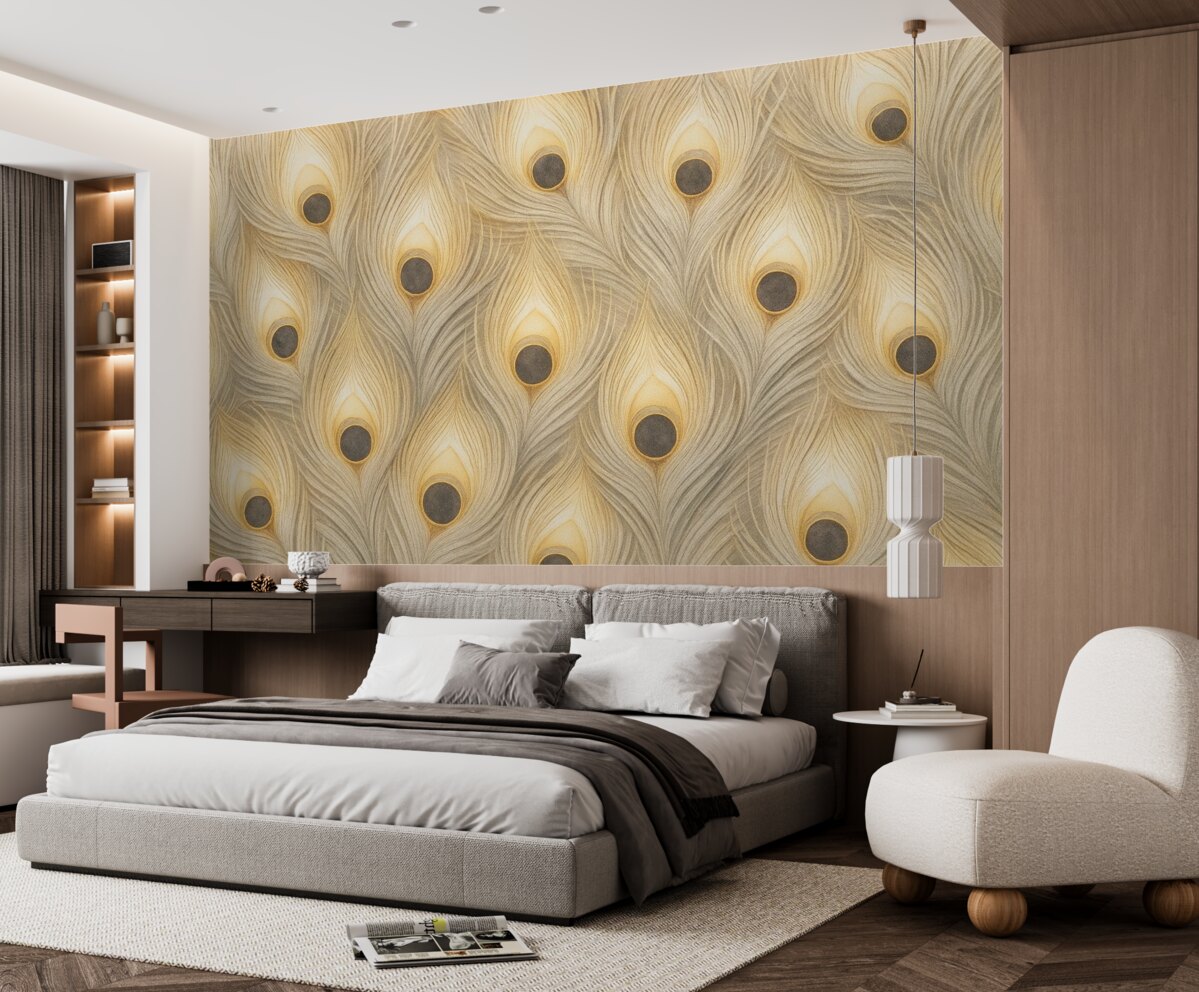 Fototapeta Pawie piórka.