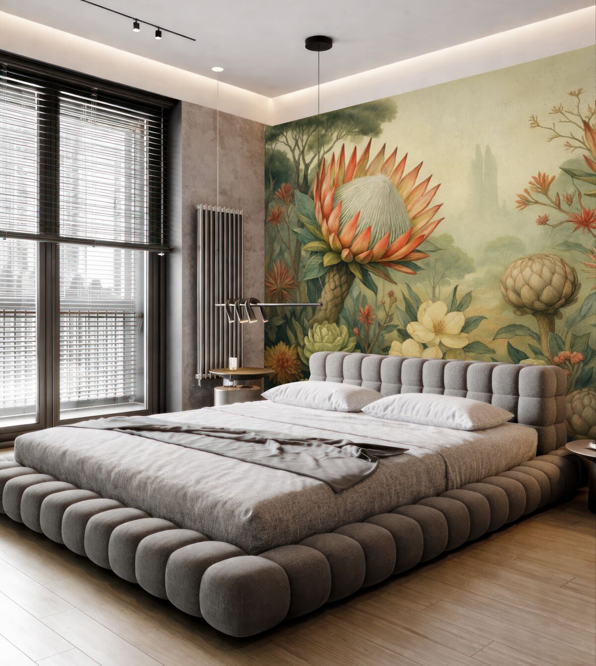 Fototapeta Wielkie tropikalne kwiaty.