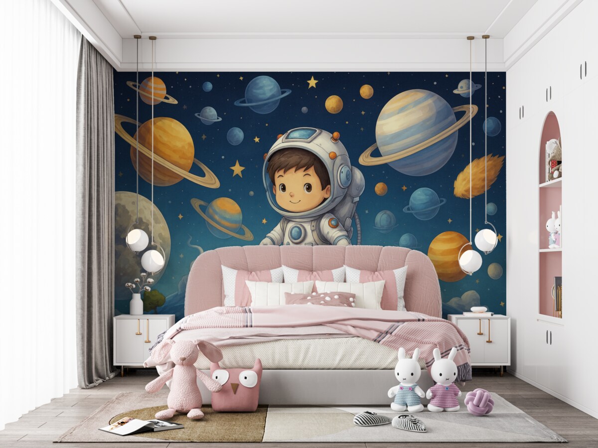 Fototapeta Mały kosmonauta.