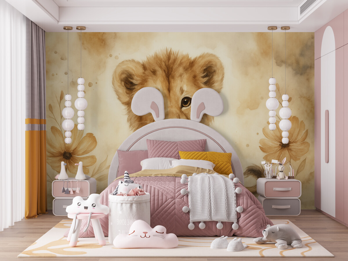 Fototapeta Mały lew.