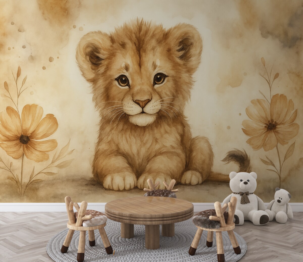 Fototapeta Mały lew.