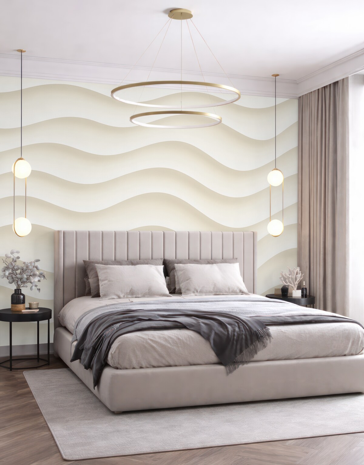 Fototapeta Jasny strumień piasku.