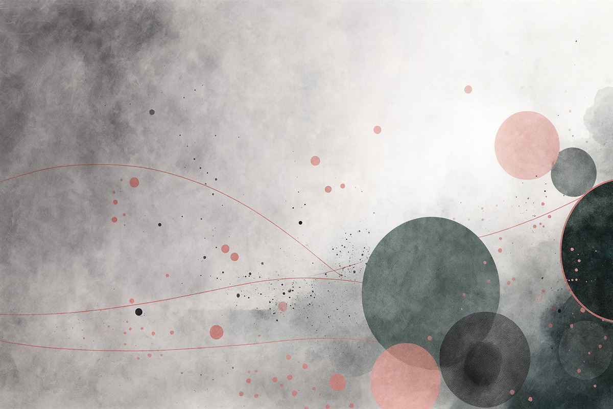 Fototapeta Koła i linie na sfatygowanym tle.